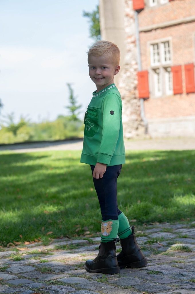 Pantalon -Maui- fond 1/1 en si - Bleu foncé (12)