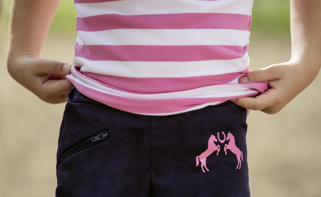 Leggings -Pink Pony- basanes e - Bleu foncé (5)
