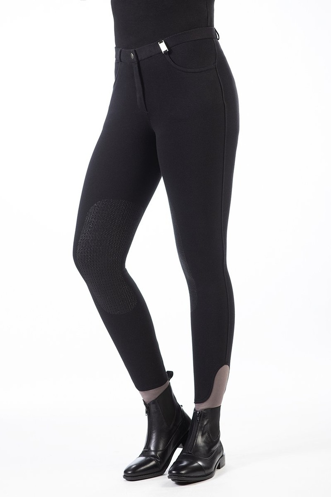 Pantalon -Kate- basanes en sil - Noir (3)