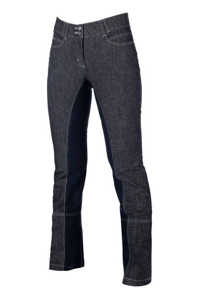 Pantalon Jodhpur -Miss Blink-, - Bleu jeans/bleu foncé (6)