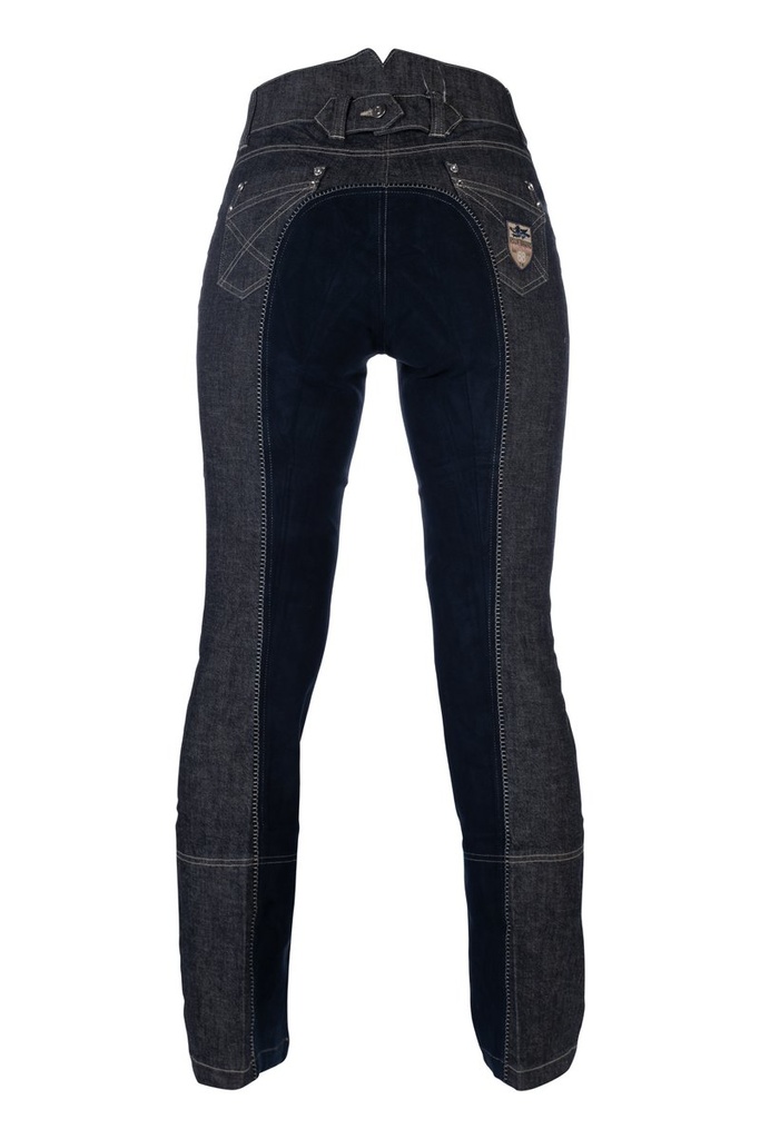 Pantalon Jodhpur -Miss Blink-, - Bleu jeans/bleu foncé (7)