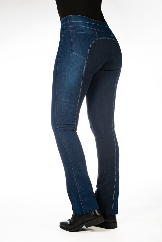 Pantalon Jodhpur -Summer Denim - Bleu jeans/bleu foncé (6)