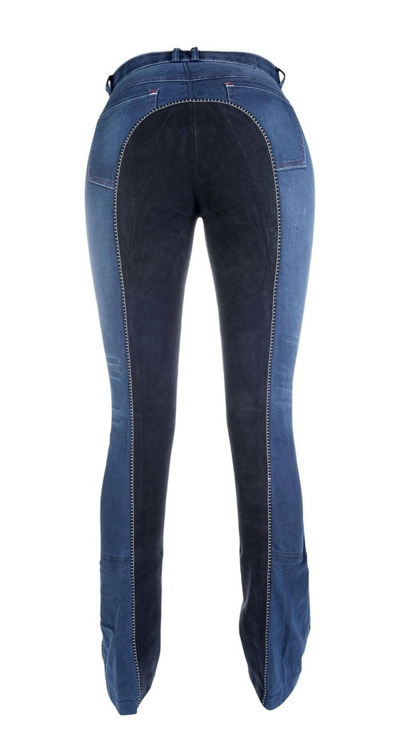 Pantalon Jodhpur -Summer Denim - Bleu jeans/bleu foncé (7)