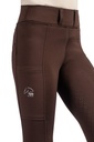 Leggings -Lana II- Style fond  - Marron foncé (5)
