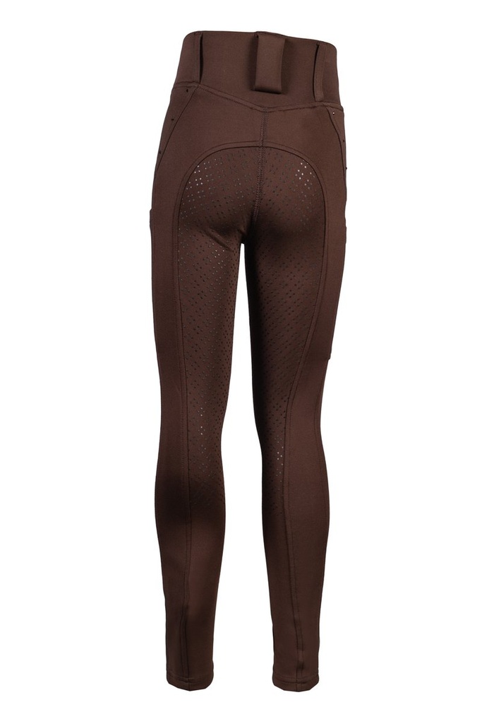 Leggings -Lana II- Style fond  - Marron foncé (7)
