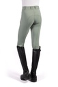 Leggings -Mia- fond 1/1 en sil - Sauge (4)