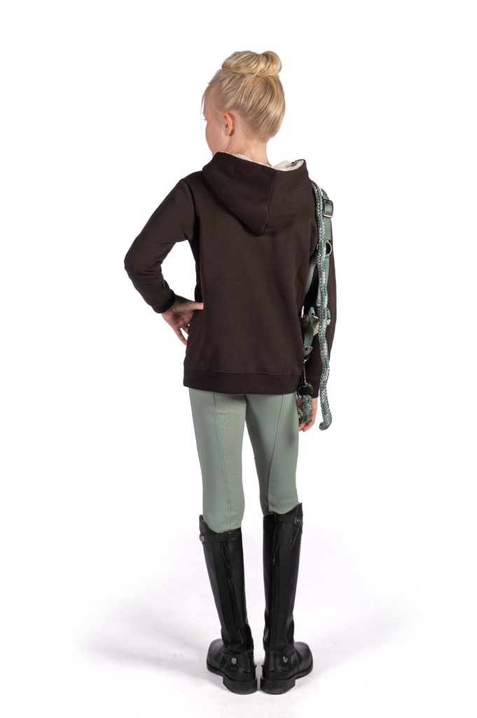 Leggings -Mia- fond 1/1 en sil - Sauge (8)