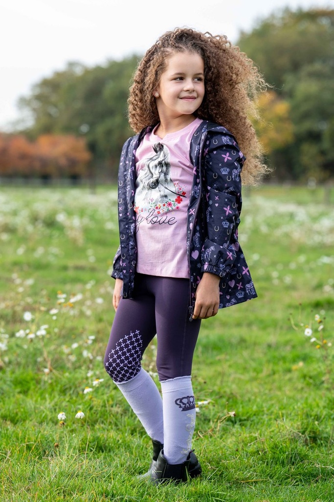 Leggings -Lola- basanes en sil - Lilas foncé (3)