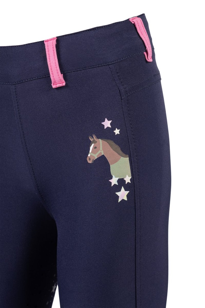 Leggings -Pony Dream II- fond  - Bleu foncé (2)
