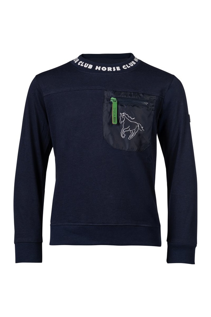 Polo à manches longues -Maui- - Bleu foncé