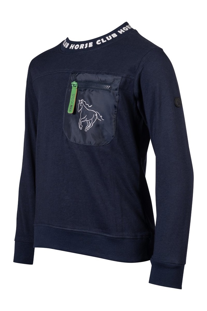 Polo à manches longues -Maui- - Bleu foncé (6)