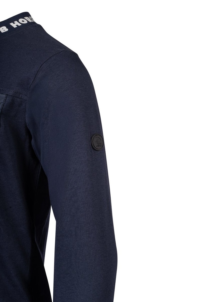 Polo à manches longues -Maui- - Bleu foncé (8)