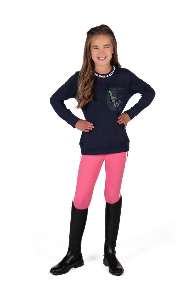 Polo à manches longues -Maui- - Bleu foncé (14)