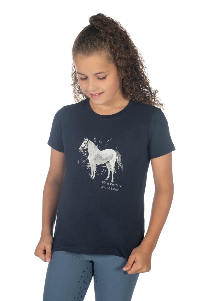 T-Shirt -Sparkle- - Bleu foncé (2)