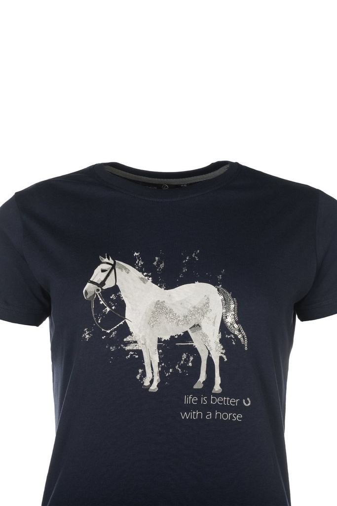 T-Shirt -Sparkle- - Bleu foncé (4)