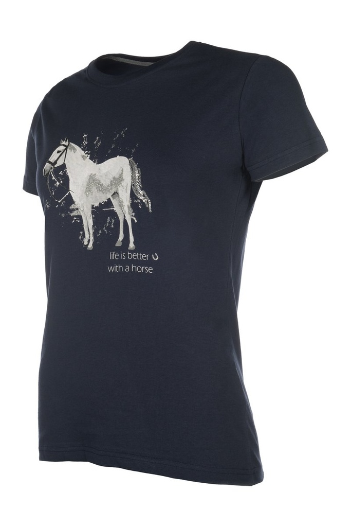 T-Shirt -Sparkle- - Bleu foncé (8)