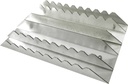 Peigne rectangulaire aluminium HIPPOTONIC
