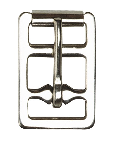 Boucle de sangle en inox avec rouleau