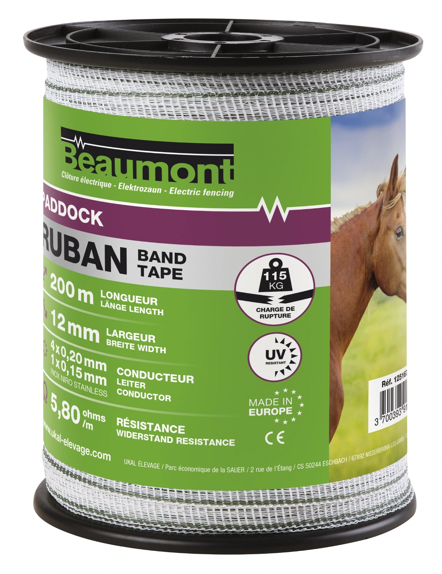 [703170] Ribbon 12 mm BEAUMONT