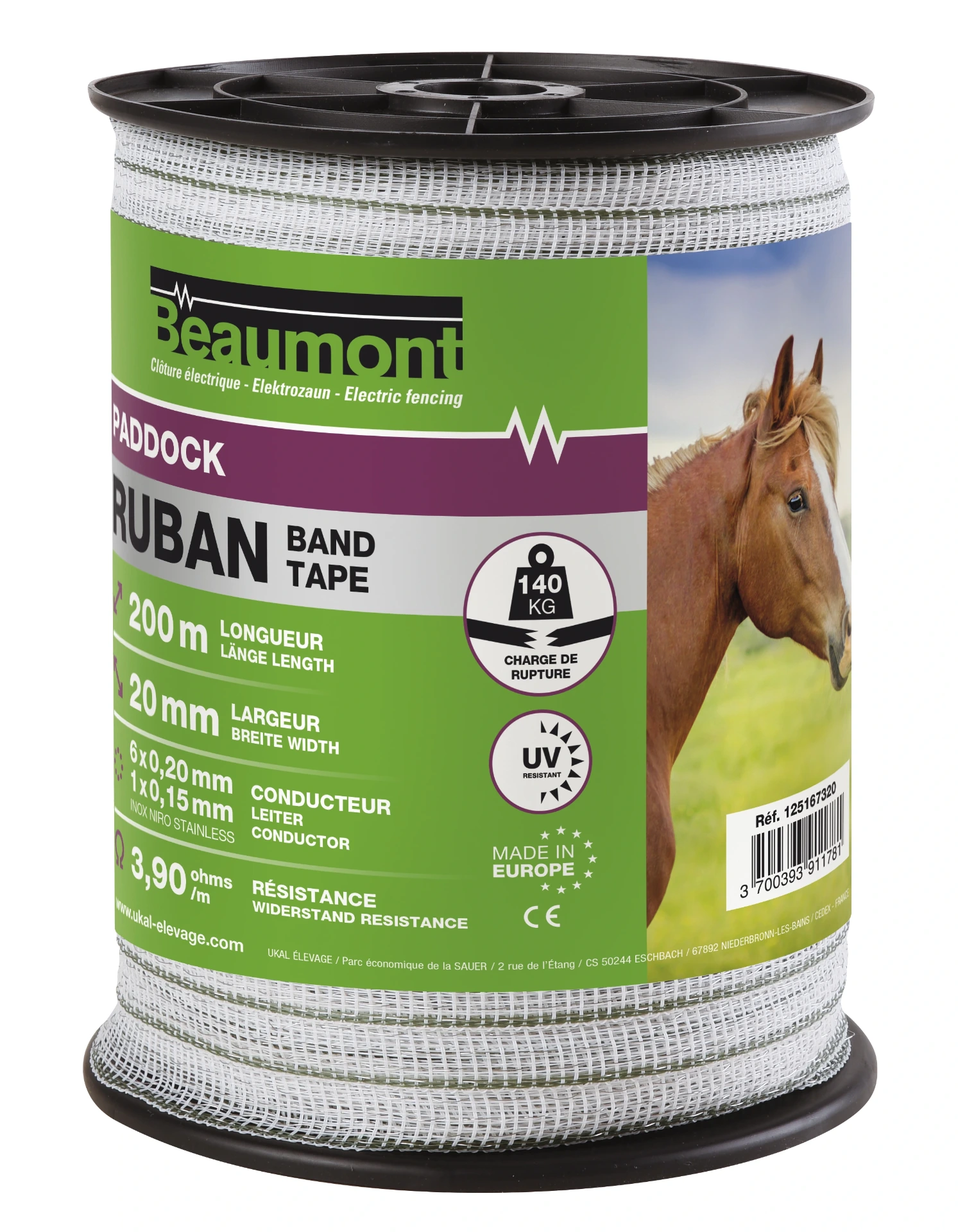 [703171] Ribbon 20 mm BEAUMONT