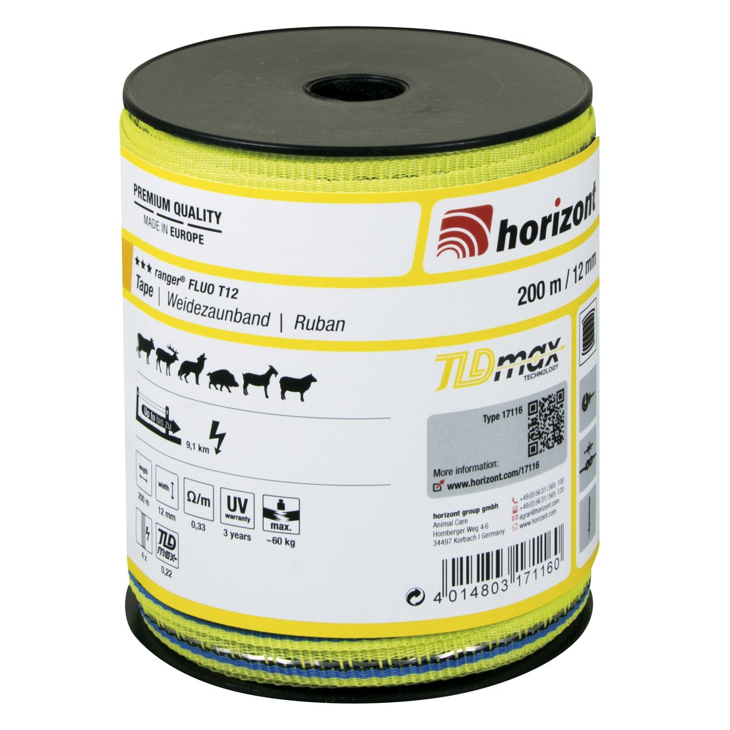 Ruban HORIZONT fluo "Ranger" T12 200 m