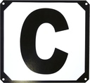 Set de 12 lettres de manège HIPPOTONIC support métallique