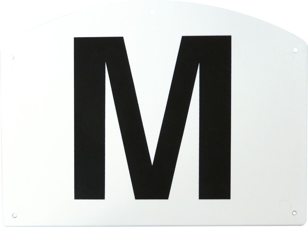 Set de 12 lettres de manège HIPPOTONIC support plastique
