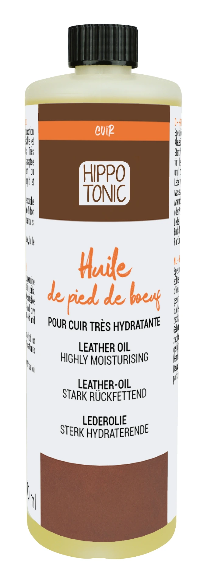 Lotion cuir HIPPOTONIC à base d'huile de pied de bœuf véritable
