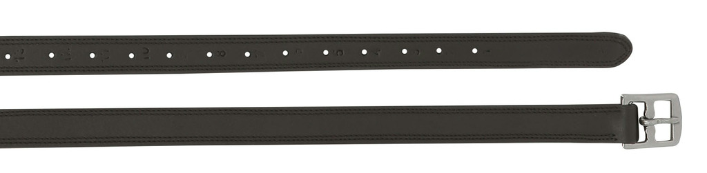 [202032001] Étrivières NORTON synthétiques doublées (Brun, 125cm)