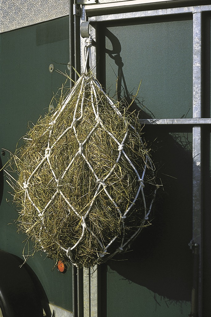 [306759001] Filet à foin coton HIPPOTONIC avec anneaux (Blanc)