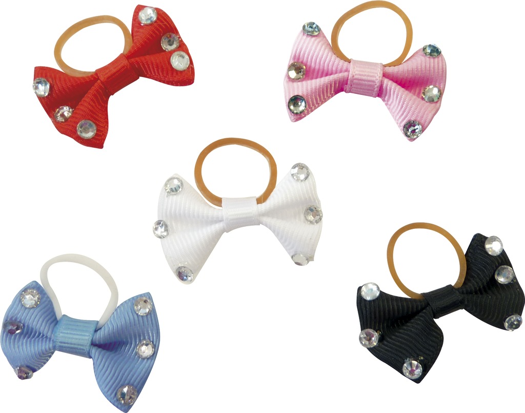 [306802001] EQUITHÈME braiding bows - Strass (white)