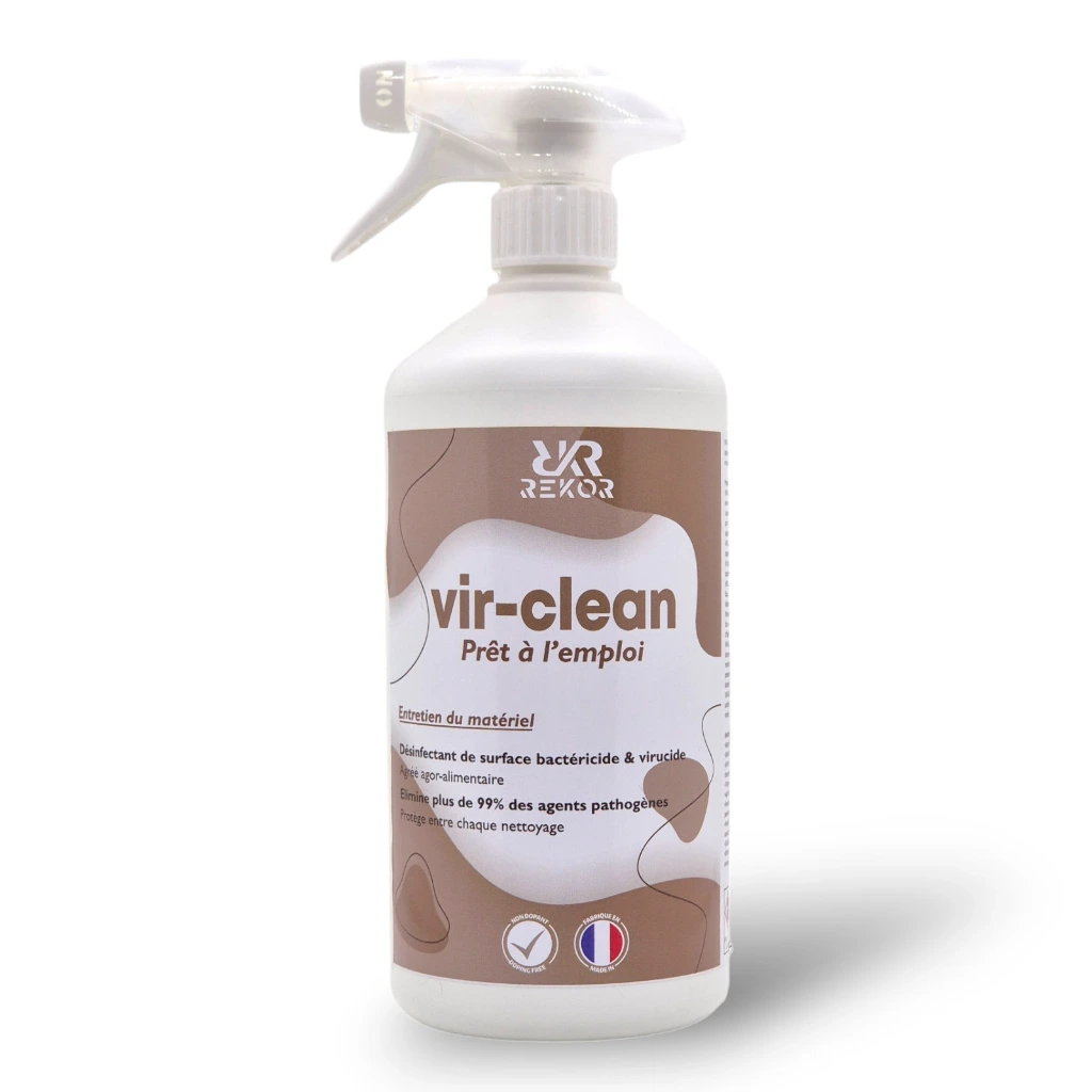 [385301002] Désinfectant surface REKOR - Vir Clean prêt à l'emploi (1l)