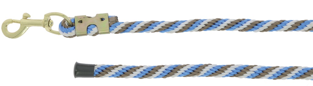 [520062006] Longe EQUITHÈME "Polyfun" (Bleu vif/Blanc/Taupe)
