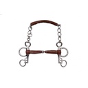 Mors Pelham METALAB - Pinchless cuir branches courtes
