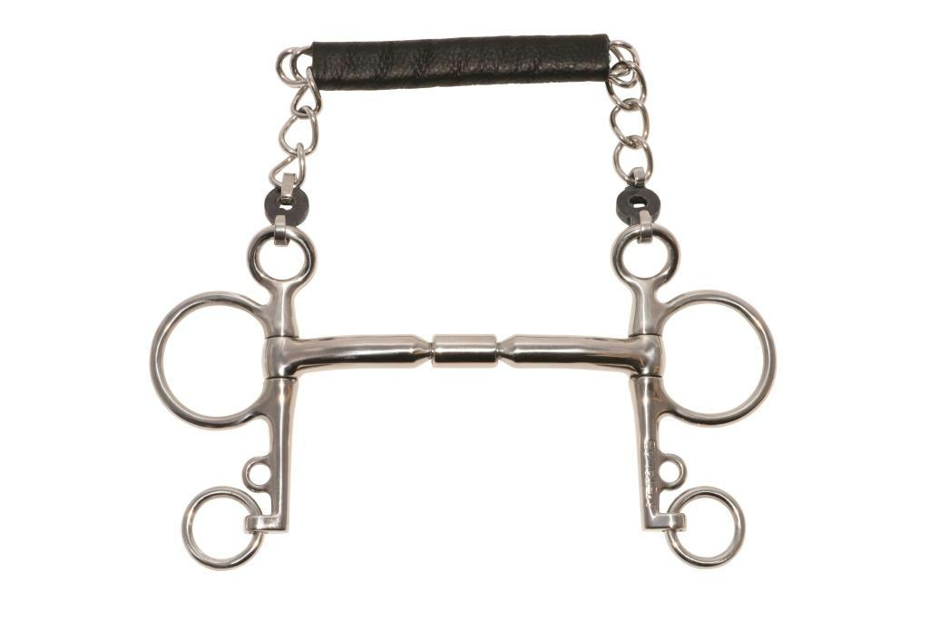 Mors pelham METALAB "Elite" droit, branches courtes