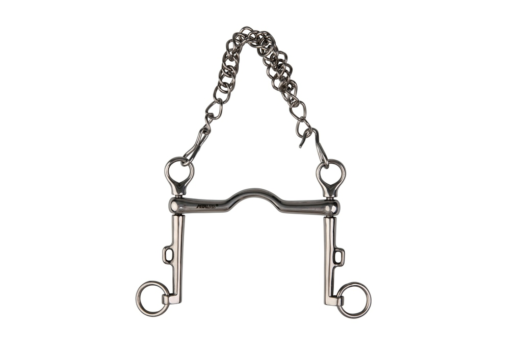 [590102125] Mors de bride METALAB passage de langue (125mm)