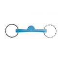Mors 2 anneaux METALAB "Flexi" droit, demi-lune