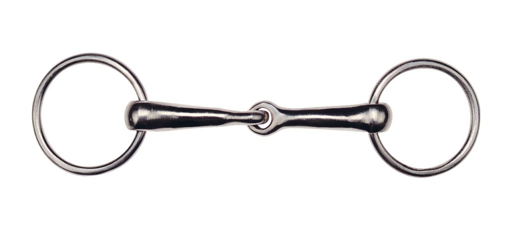 [600009105] Mors 2 anneaux FEELING acier nickelé (105mm)