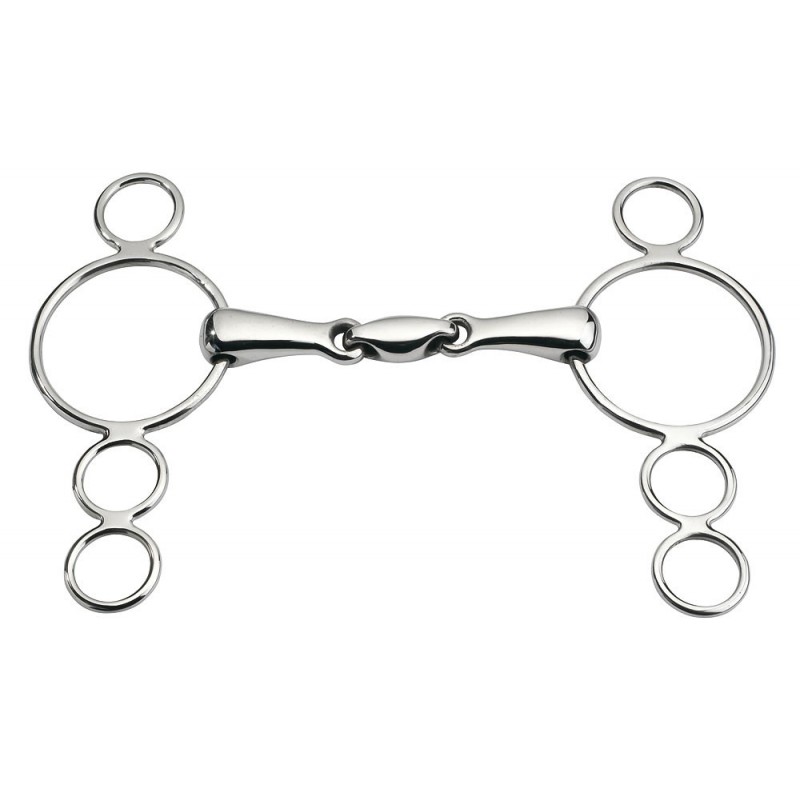 Mors réglable FEELING 4 anneaux "Anatomic"