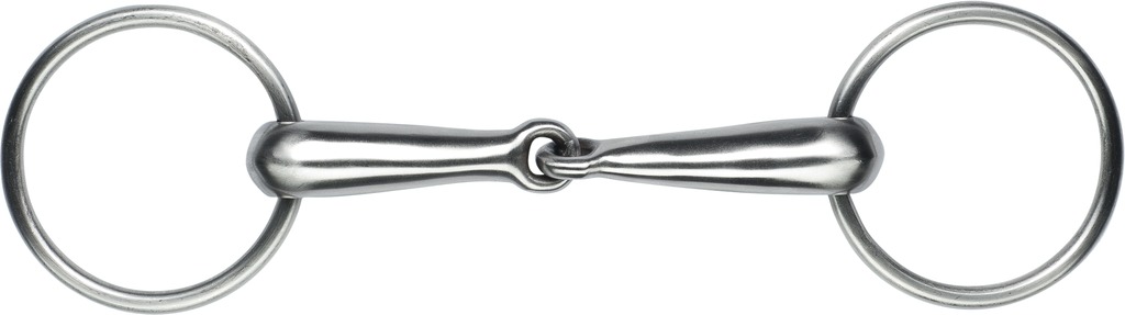 [600701115] Mors 2 anneaux FEELING brisé creux inox satin (115mm)