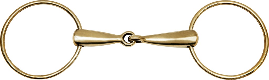 [600901125] Mors 2 grands anneaux FEELING maillechort (125mm)