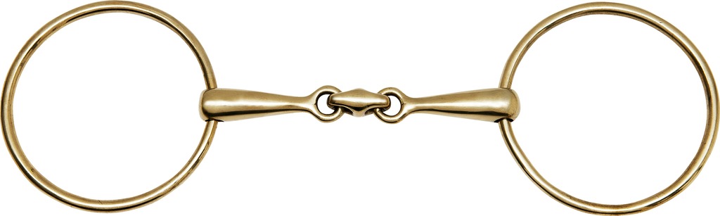 [600916125] Mors 2 grands anneaux fins FEELING maillechort (125mm)