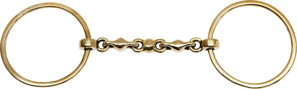 [600919125] Mors 2 grands anneaux FEELING "Waterford" maillechort (125mm)