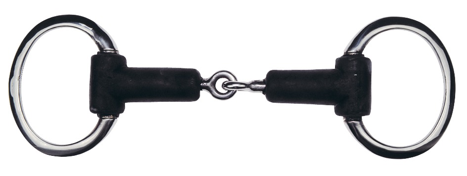 [601050115] Mors olive FEELING caoutchouc, brisé (115mm)