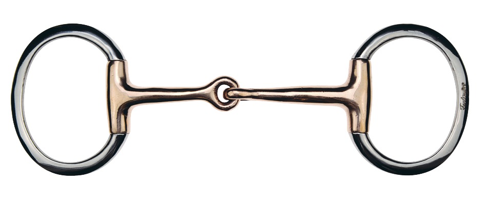 [601128115] Mors olive FEELING cuivre, anneaux plats (115mm)