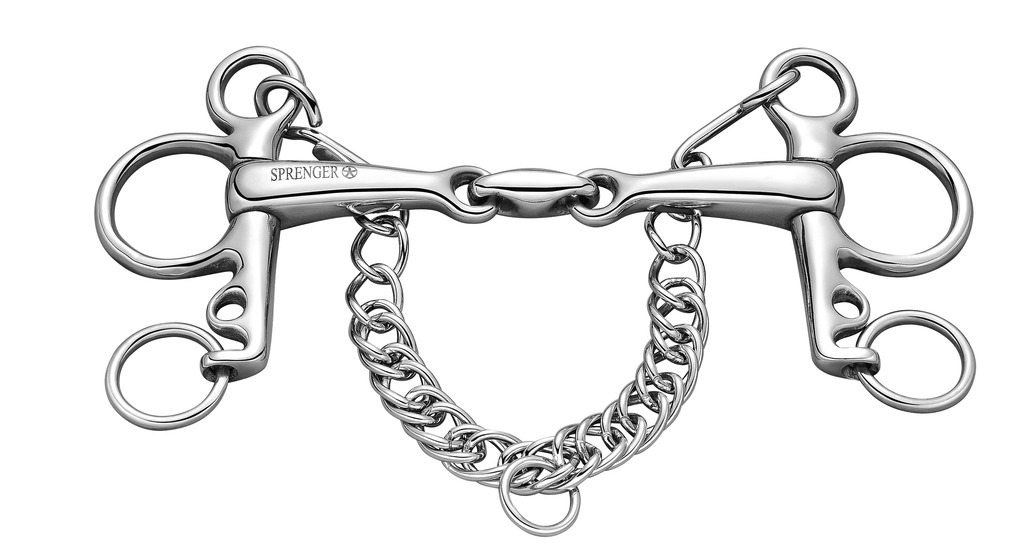 Mors Pelham SPRENGER branches courtes double brisure