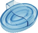 Étrille ovale HIPPOTONIC caoutchouc pailleté