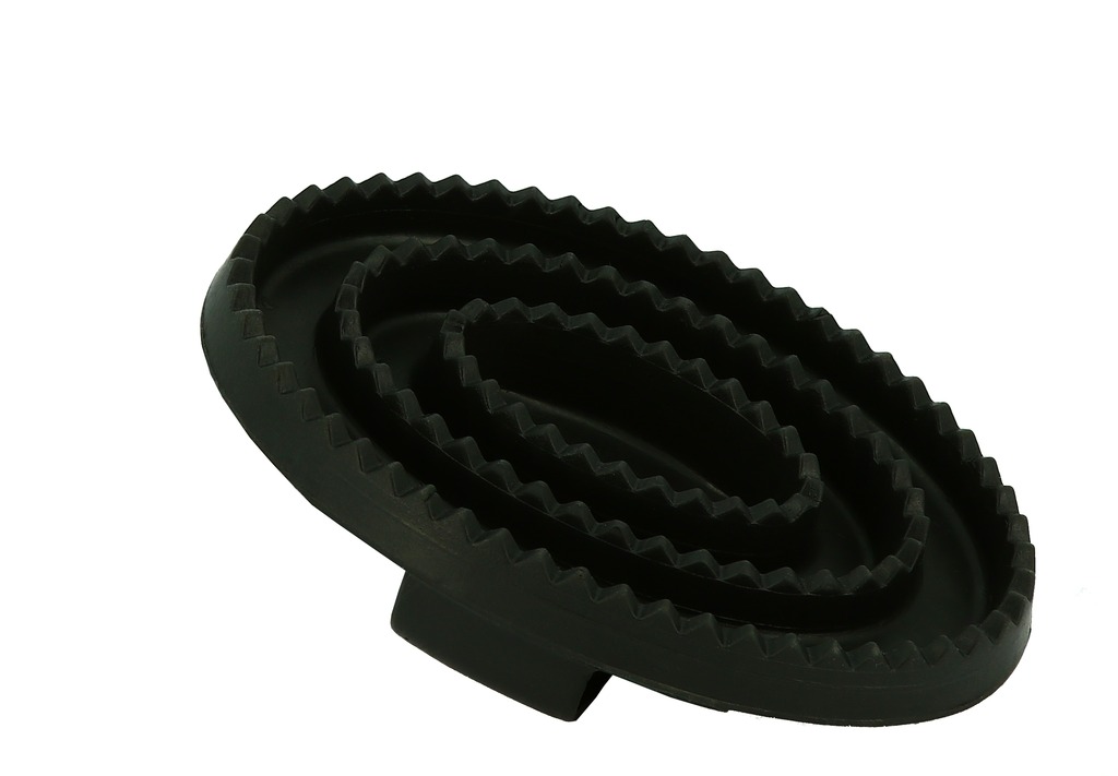 [700076002] Étrille ovale creuse en caoutchouc HIPPOTONIC