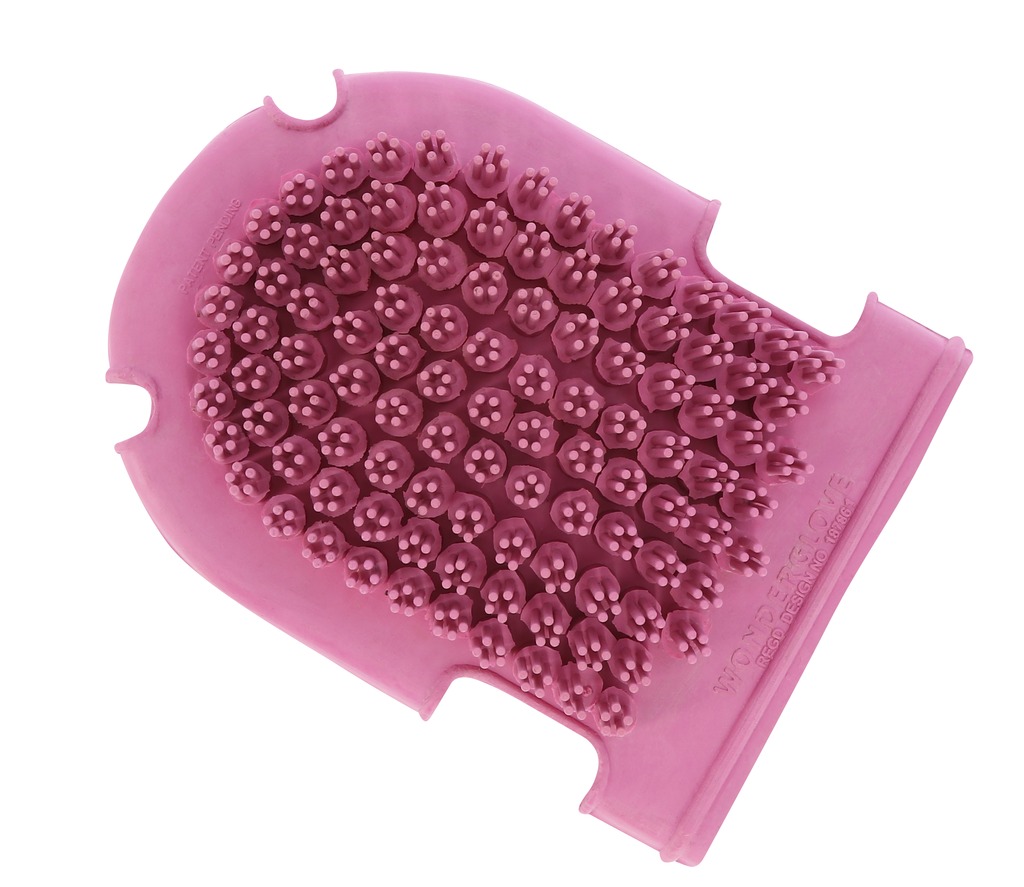 [700137007] Gant étrille + brosse HIPPOTONIC (Marine)