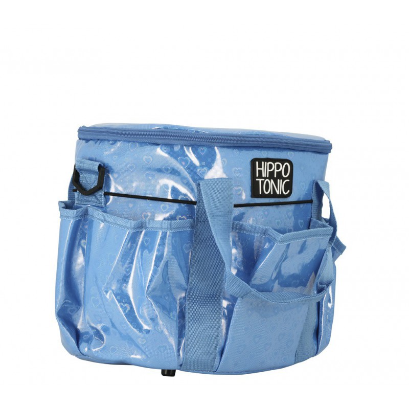 [700725012] Sac de pansage HIPPOTONIC "Glossy Heart" (Bleu)